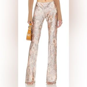 NWT Bec + Bridge Nina Pant in Blush Jacquard Size 6